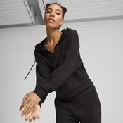 Puma HER COMFORT CROP FULL-ZIP HOODIE, ženska jakna, crna 685056