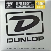 Dunlop DBSBS40100 Stainless Steel Bass Guitar Strings, Light