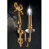 Casa Padrino luxury baroque crystal wall lamp gold 10 x 16 x H. 36 cm - Magnificent wall light in baroque style - Baroque lights - Noble & Magnificent - Luxury Quality - Made in Italy