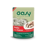 Oasy Natural Range Adult piščanec in govedina v želeju, vrečka - 70 g 24 x 70 g