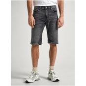 Pepe Jeans Grey Mens Denim Shorts - Mens