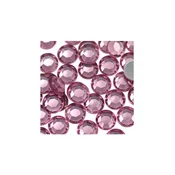 Štras perla 4 mm roze