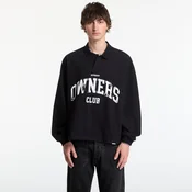 Majice REPRESENT Owners Rugby Top UNISEX Jet Black M