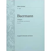 BAERMANN:ADAGIO DES-DUR KLARINETTE UND KLAVIER