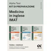 Alpha Test. Medicina in inglese IMAT 2026-2027. Kit di preparazione. Per test di ammissione universitari