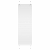 vidaXL Plisirana žaluzija Bela 40x150 cm Širina tkanine 39,4 cm