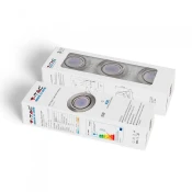 V-TAC Paket 3 x okvir na GU10, satenast nikelj, 3 x žarnica LED, 5 W Farba svetla: Hladna bela