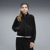 PUMA Essentials Elevated Velour Track Jacket Youth, Clothing, Black, 15-16Y