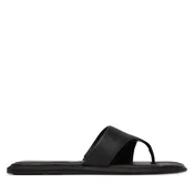Japonke Calvin Klein Leather Toe Post Sandals HW0HW02866 Črna