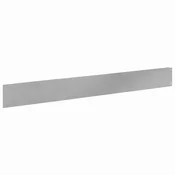Vidaxl Robovi trave 50 szt. 100 x 12 cm Jeklo Srebrna