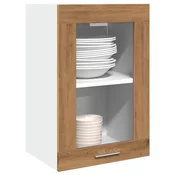 Viseci stakleni ormaric Lyon Artisan hrast 40x31x60 cm Konstruirano drvo