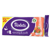 Violeta toaletni papir Breskev Strong  Soft, 3-slojni, 20/1