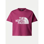 The North Face Majica Easy NF0A8DRQ Roza Relaxed Fit