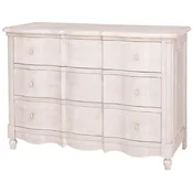 Casa Padrino country style chest of drawers with 3 drawers light gray 130 cm - Country style furniture