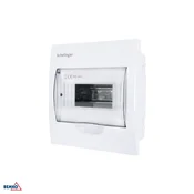 Vgradna razdelilna omarica IP40 z N in PE sponkami, 8 modulov Schelinger BM-A80-RDP-IP40-NPE-08P