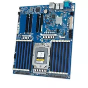 Gigabyte MZ33-AR0, 1xSKT LGA 6095, AMD EPYC 9004, SoC, 24xDIMM, SATA, NVMe, 1xM.2, 2x10GbE, IPMI