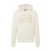 G-Star RAW Sweater majica Distressed Originals, ecru/prljavo bijela / svijetloplava / senf