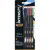 Set fineliner flomastera u boji BIC Intensity - 0.4 mm, 4 komada