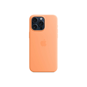 iPhone 15 Pro Max Silicone Case with MagSafe - Orange Sorbet