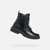 Črni gležnjarji za deklice Geox Casey