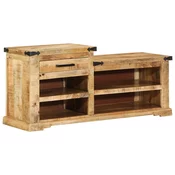 klupa s ladicama s pohranom Smeda 110 x 35 x 50 cm Grubi Mango