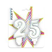 SVEČKA ZA TORTO ŠTEVILKA 25