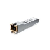 Ubiquiti UACC-CM-RJ45-1G SFP to RJ45 transceiver module that delivers 1 Gbps speed via a converted ethernet connection. ( UACC-CM-RJ45-1G )