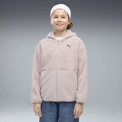 PUMA Essentials Elevated Winterized Relaxed Sweat Jacket Youth, Clothing, Misty Pink, 9-10Y