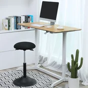 Songmics Stol za ravnotežje OSC01BK 41x41x50-70 cm črna
