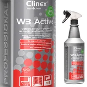 NEW CLINEX W3 Active BIO 1L čistilo za sanitarne prostore in kopalnice na osnovi citronske kisline.