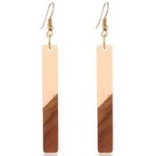 Uhani Wow Resin-Oranžna KP32697