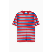 C&A Muška majica na pruge, Regular fit, Crvena