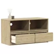 TV ormaric SAUDA boja hrasta 99 x 43 x 55 cm masivna borovina