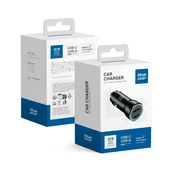 Blue Star Avtomobilski polnilnik Blue Star USB-C + USB-A QC3.0 PD AFC PPS 3A 25 W, črn