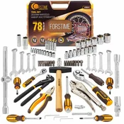 FORSTIME Komplet orodja VELIKIH 78 KOSOV 1/4 1/2 6-kotnih 4-32mm