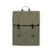 Lefrik Handy Backpack - Stripes Olive Zelena