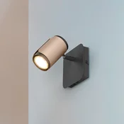 Trio Lighting Stropna svetilka Gillan, kava, 1-svetilna, kovina, GU10 - Dnevna soba/jedilnica - Sodobni - kava rjava, črna