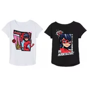 Majice LadyBug-kratek rokav-Črna-116
