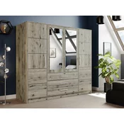 Garderoba Honolulu A104 Wellington hrast, 200x196x58cm, Porte guardarobaVrata garderobe: Klasicna vrata