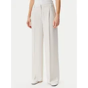 Calvin Klein Hlače iz tkanine Travel Twill K20K208214 Siva Wide Leg
