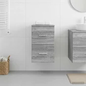 vidaXL vidaXL Kopalniška omarica vmes Siva Sonoma 30 x 44,5 x 50 cm, (5000246040)