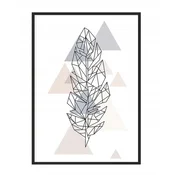shumee PLAKAT V OKVIRJU 43x33 cm Pero P1189