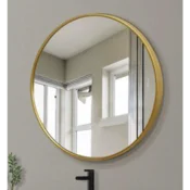 Ceramica lux Ogledalo alu-ram, fi 80, gold- CL7 300004