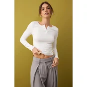 Trendyol Milla ženska bluza Twoaw26Bz00140, Krem