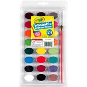 Crayola Perive Boje: Set perivih akvarela - 24 boja