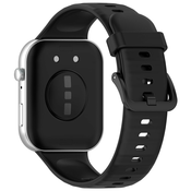 Silikonski pas za uro Huawei Watch Fit 3 - črn