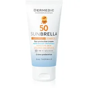 Dermedic Sunbrella Baby ZAŠČITNA krema za obraz SPF 50 (Waterproof Photostable) 50 ml + ob vsakem nakupu darilo.