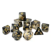 shumee Komplet 11 prozornih kock za RPG Darkness in the Soul