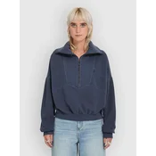 Volcom Reetrocity Quarter Half-Zip Sweater storm blue