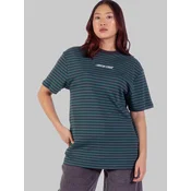 Santa Cruz Strip Emb T-Shirt blk wsh str